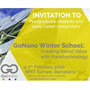 GoNano Winter School: Creating Social Value with Nanotechnology